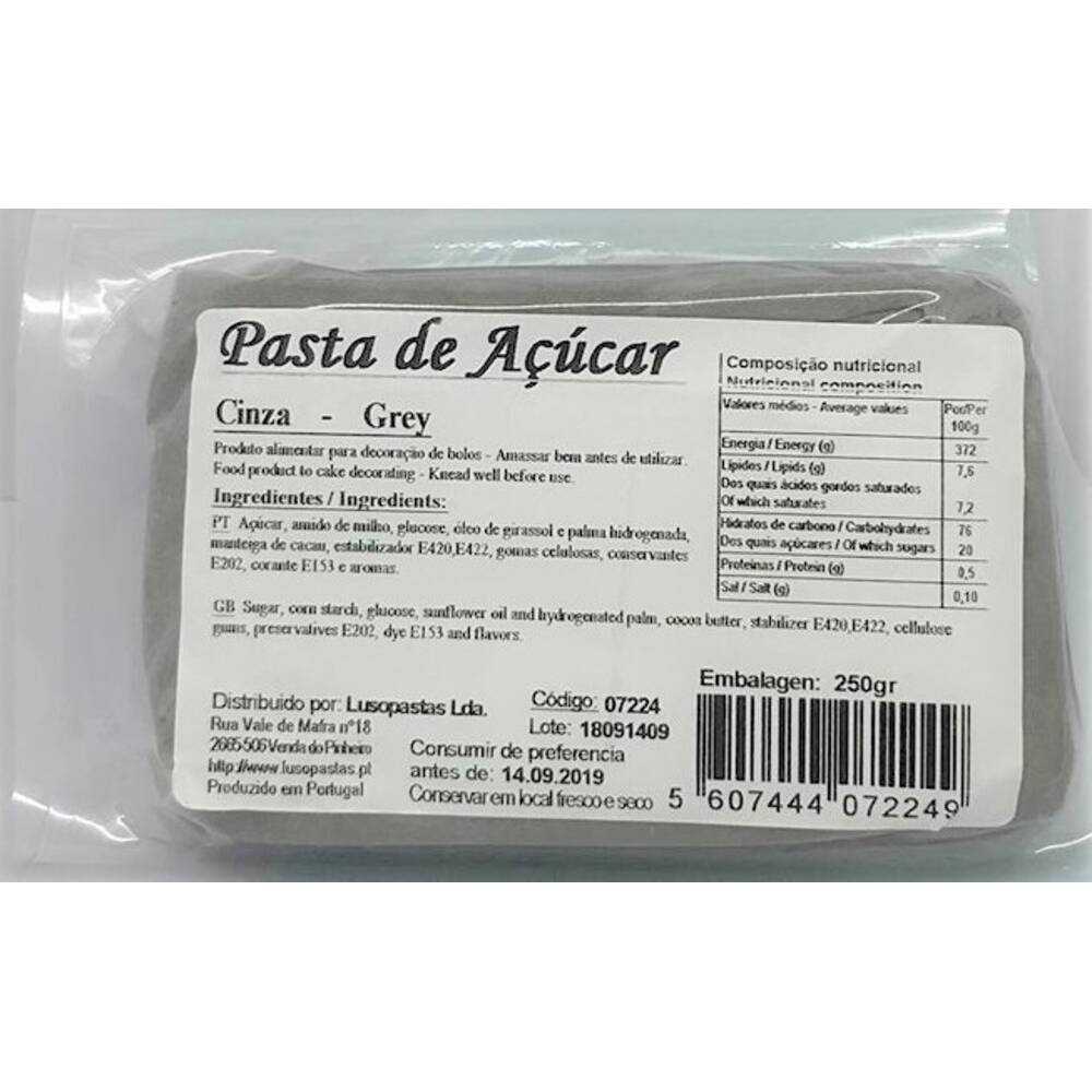 Pasta de Açúcar Cinza 250gr