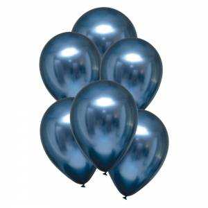 Balão Látex Azul Mate