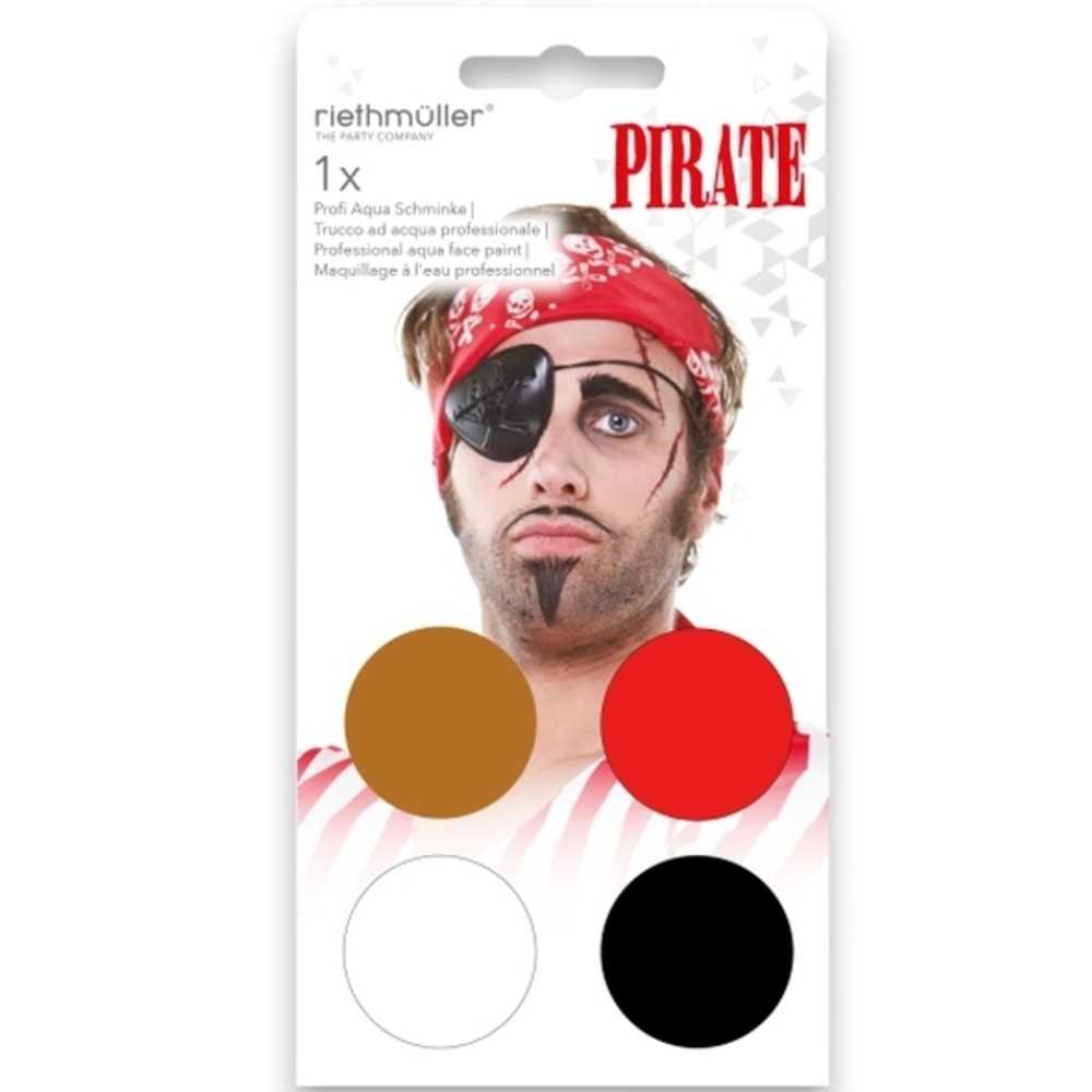 Kit Tintas Faciais Pirata
