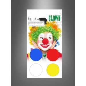 Kit Tintas Faciais Clown