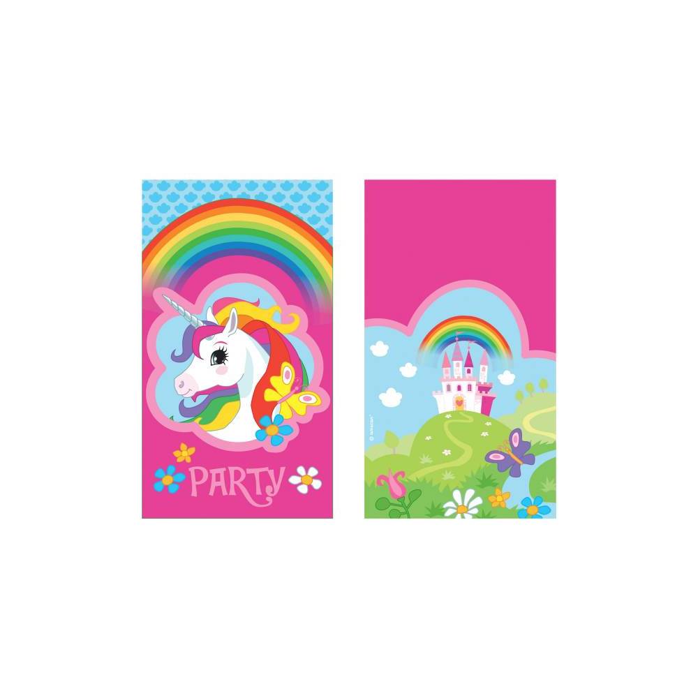 Unicórnio Arco-Íris Convites