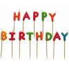 Velas Happy Birthday Colorido