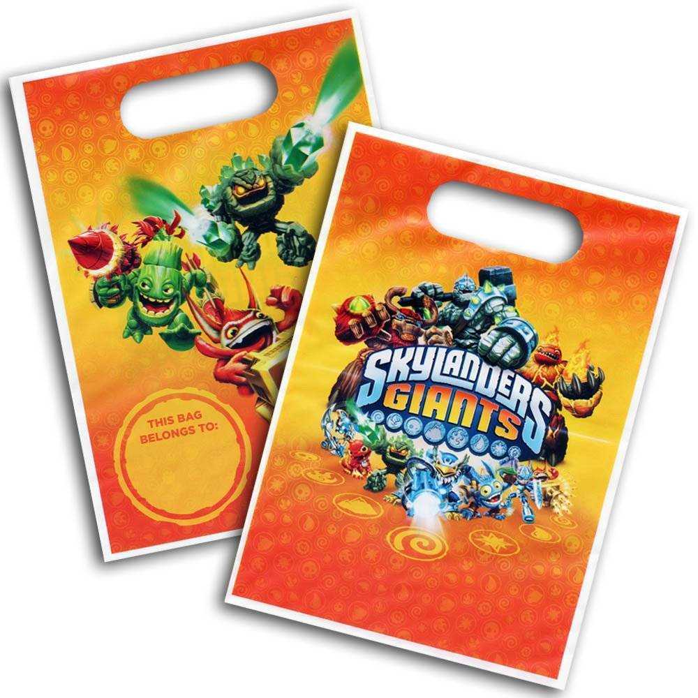 Skylanders Sacos Prenda Laranja