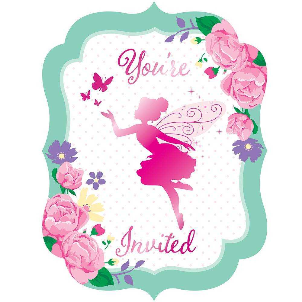 Fada Floral Convites