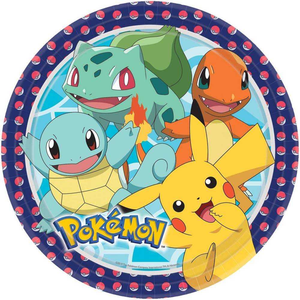 Pokémon 2 Pratos 23cm