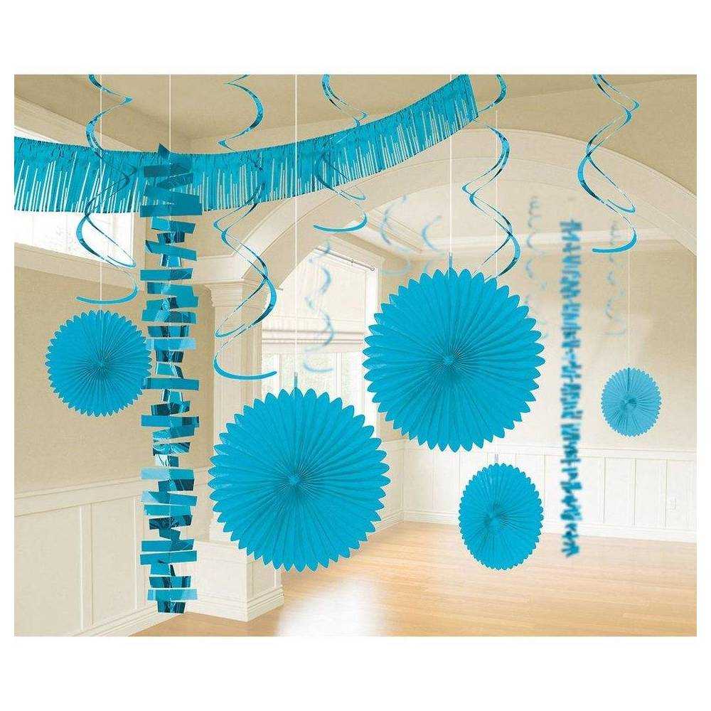 Azul Caribe Kit Decorativo