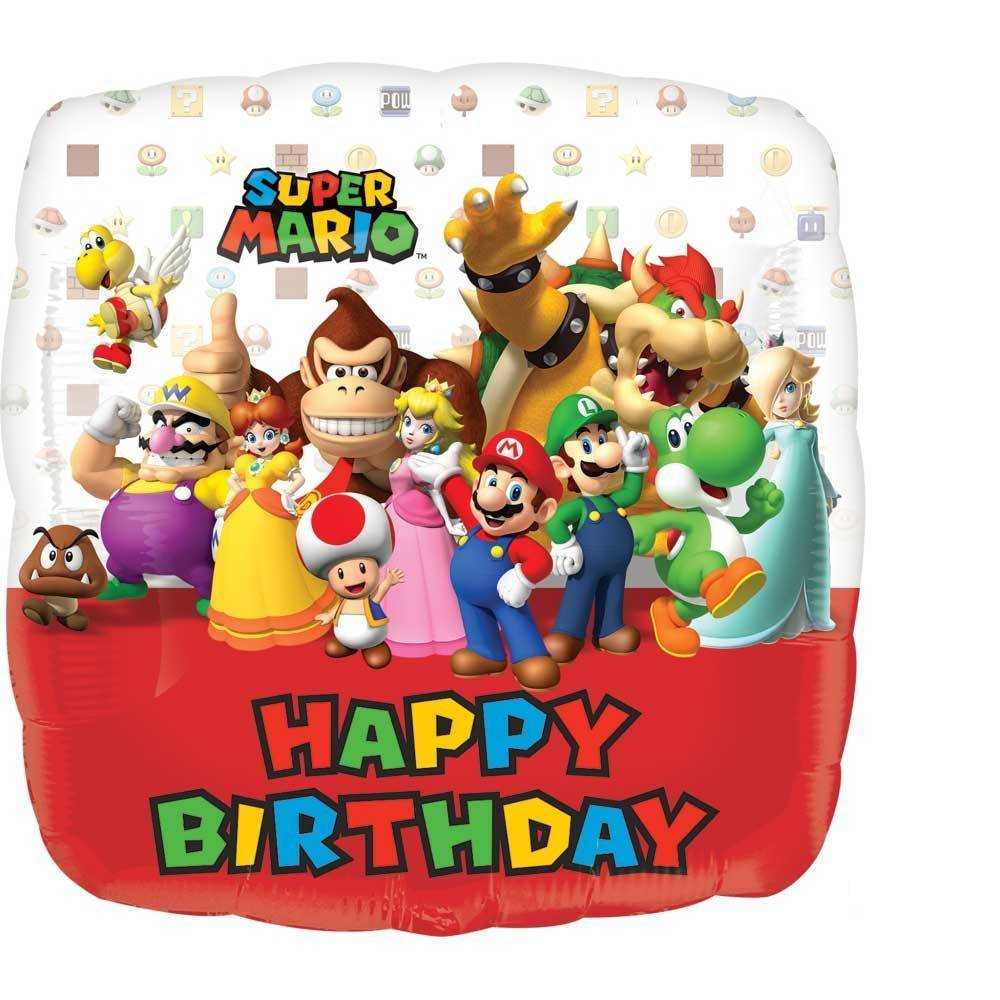 Super Mário Balão 45cm Super Mário Balão 45cm